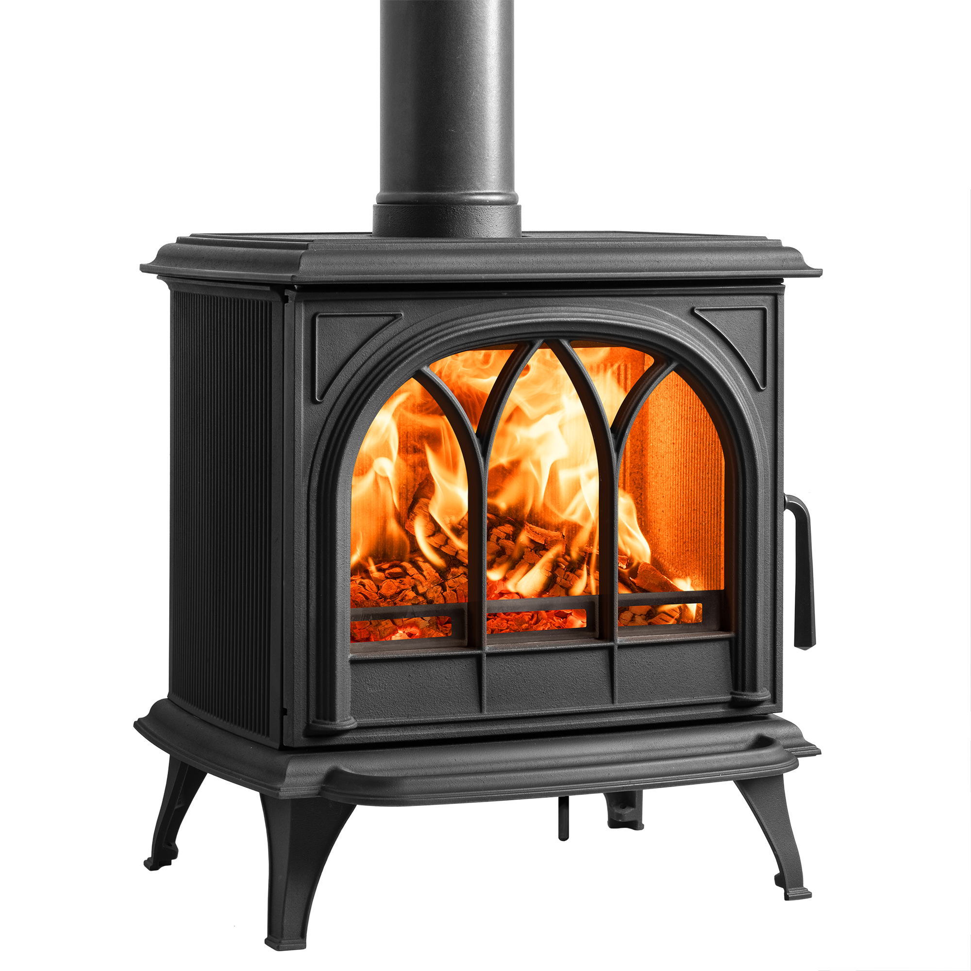 Stovax Huntingdon 30 Wood Burner with Tracery Door